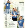 thumbnail image 6 of XCHQRTI Faith Shirts Plus Size for Women Christian Graphic Shirts Oversized Inspirational Tee Tops, 6 of 7