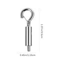 thumbnail image 2 of 6 Pcs Hook and Eye Turnbuckle for Cable Guide Wire Rope Suspension Accessories, 2 of 9