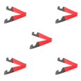 thumbnail image 3 of relayinert Adjustable Mobile Phone Holder V Shaped Phone Holder Universal Phone Accessory Red 5Set, 3 of 6