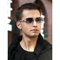thumbnail image 1 of Men Ombre Lens Rimless Sunglasses, 1 of 5