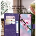 thumbnail image 4 of for Moto G Stylus 5G 2021 Case Wallet,Women Butterfly Embossed PU Leather Flip Cover with Card Holder Slots Wrist Strap Protective Case for Motorola Moto G Stylus 5G (2021) Purple, 4 of 8