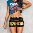 thumbnail image 3 of Fotbe Pumpkin Pie Gnome Shorts Sin Costuras – Shorts Deportivos de Cintura Alta para Mujer, Elásticos para Gimnasio, Yoga, Running o Ciclismo-Small, 3 of 8