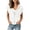 White, variant on ClodeEU Women's Hooded Sleeveless Zip Up Vest,Casual Loose Waistcoat with Pocket Army Green,Women's Plus L
