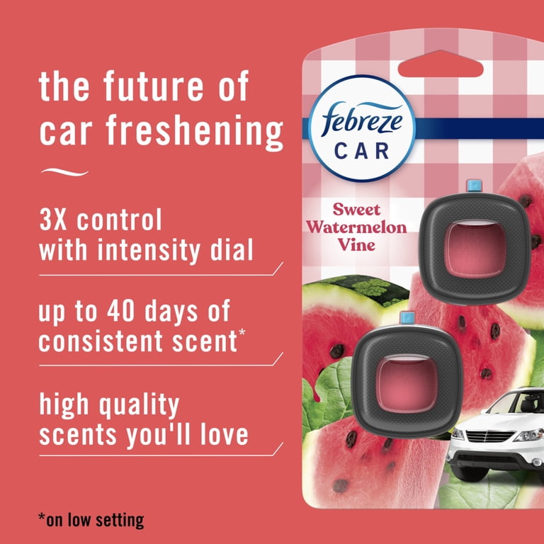 Febreze Car Vent Clip Air Fresheners, Sweet Watermelon Vine Scent  display picture 1