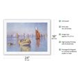 thumbnail image 2 of Concarneau, Quiet Morning France - From an Original Color Painting by Paul Signac c.1891 - Japanese Unryu Rice Paper Art Print (Unframed) 18 x 24 in, 2 of 4