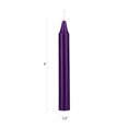 thumbnail image 2 of Mega Candles Paraffin Wax Taper Candle, Unscented, Dark Purple, 20 Count, 2 of 3