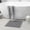 Dark Gray, variant on Foldable Stone Bath Mat, 15.7"x11.8" Diatomaceous Earth Bath Mat, Non-Slip Quick Dry Bathroom Floor Mats, Super Absorbent, Easy to Clean, Stone Bathroom Floor Mats for Bathtub Front - Dark Gray
