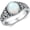 6, variant on Mens Women White Opal Rings,925 Sterling Silver Opal Ring for Men Opal Engagement Rings for women Mens Opal Ring for men Women Jewelry Gift for Women men-1