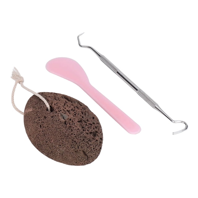 Picking Rock Kit, DIY Interesante Picky Stone Uso Simple Piedra Ovalada Metal Plástico Para El Hogar YLSHRF látex azul