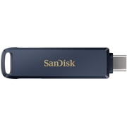 SanDisk® Phone Drive 128GB USB Flash Drive for iPhone**, Lightning and USB Type-C™, Metallic Sky