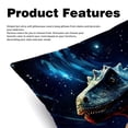 thumbnail image 2 of Starry Dinosaur Covers Pillows Set of 2 with Unique Patterns, Throw Pillow Inserts for Bed or Couch, Available in 16x16, 18x18, 20x20 Inches for Any Occasion, 2 of 6