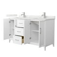 thumbnail image 6 of Wyndham Collection WCH717160DHBWQUNSMXX Elan 60" Free Standing Double Basin Vanity Set -, 6 of 7