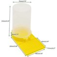 thumbnail image 3 of Dispensador de agua para abejas Sistema de alimentación líquida Dispensador de agua Plástico Apicultura, 3 of 5