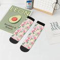 thumbnail image 7 of Pofeuu Tropical Pitaya Print 30cm Socks, Adult Running Hiking Socks for Youth and Adult, 7 of 7