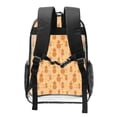 thumbnail image 2 of Sikiie Pineapples Clear Backpack, Transparent Bookbag for School for Women Men, Capacity Clear Bag for College, Travel, 2 of 7