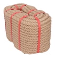 thumbnail image 1 of Hemp Twist Rope, No Knot Wrapping Wear Resistance 50 Meter Twisted Fiber Rope Thickened Design  For Home Decoration, 1 of 8
