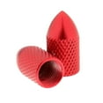 thumbnail image 4 of 2pcs Colorido Aleación De Aluminio De Bici Del Neumático American Style Tapas De Válvu De Polvo Cubierta De Bicicletas Piezas De Bicicle rojo Macarena Schrader Válvula De Casquillo De Bicicleta, 4 of 5