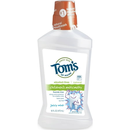 - Tom's of Maine Children's Anticavity Juicy Mint Fluoride Rinse, 16 fl oz