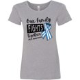 thumbnail image 3 of Inktastic Our Family Fights Together ALS Awareness Women's T-Shirt, 3 of 5