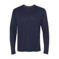 thumbnail image 2 of Gildan - Performance Tech Long Sleeve T-Shirt - 47400 - Marbled Navy - Size: 3XL, 2 of 3