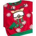 thumbnail image 3 of Quad Seven Boys' Ugly Christmas Sweater - Fleece Novelty Xmas Holiday Party Pullover Sweatshirt (4-18), 3 of 7