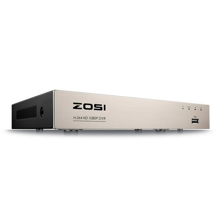 480fps Network Dvr ZOSI 8CH 1080P High Definition Hybrid 4-in-1 HD TVI DVR Video Recorder CCTV Network Motion Detection For Surveillance Security Camera System ()
