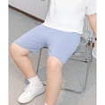 thumbnail image 6 of Amidoa Boys Baggy Solid Color Cargo Shorts – Elastic Waist Summer Casual Shorts,Light Blue,13, 6 of 6