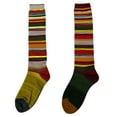 thumbnail image 3 of Dyfzdhu Cotton Multicolor Women Casual Striped Stockings Socks Socks, 3 of 4