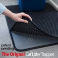 thumbnail image 5 of Jumbo Size Cat Litter Trapper by iPrimio - Litter Mat, EZ Clean Cat Mat, Litter Box Mat Water Proof Layer and Puppy Pad Option. Patented (32"x30" Brown), 5 of 9