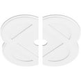 thumbnail image 2 of 32"OD x 4"ID x 12 3/4"C x 1"P Charlotte Architectural Grade PVC Contemporary Ceiling Medallion, Two Piece, 2 of 11