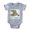 Heather Grey, variant on CafePress - Plays With Iguanas.... - Cute Infant Baby Football Bodysuit