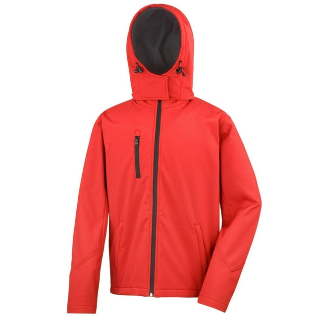 Result Core Veste Coquille Souple à Capuche pour Hommes Lite
