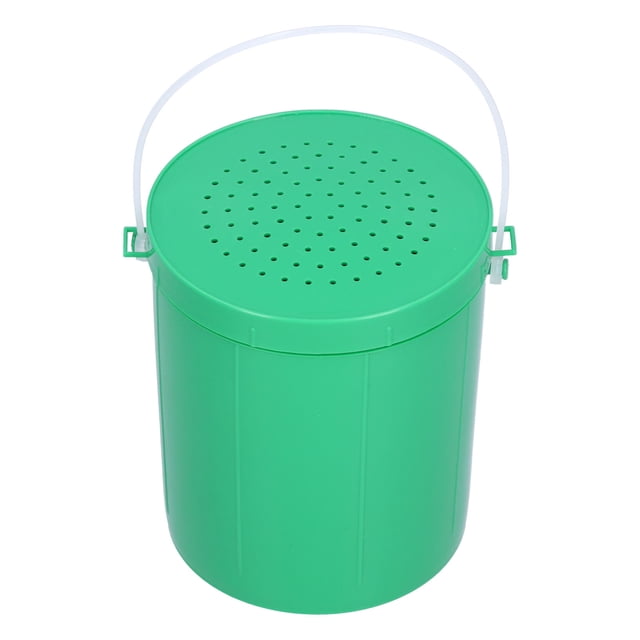 Contenedor de lombrices vivas transpirable, señuelo portátil de plástico, contenedor de señuelos de gusanos de pesca, Cubo de pesca de calidad superior