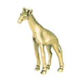 thumbnail image 1 of Brass Giraffe Craft Vintage Style Giraffe Modeling Figurine Lifelike Giraffe Ornament Home Decor, 1 of 4