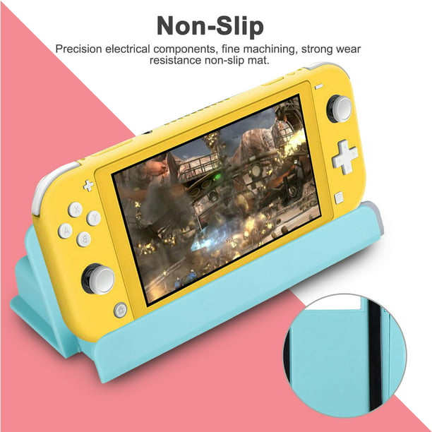 Stand Fit for Nintendo Switch/Switch Lite 2019, EEEkit Mini Portable Charging Charger Dock for Lite Console/Switch with Type-C USB Charging Cable, Bluegreen - Walmart.com