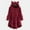 Red, variant on Tetras Fall Sweatshirts for Women,Woman's Casual Christmas Printing Buttons Long Sleeved Hooded Coat Top