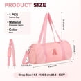 thumbnail image 2 of Bolsa de Danza Uxcell, Bolsa de Yoga con Letra Inicial Personalizada y Correa Ajustable & Compartimento para Zapatos, Pequeña Bolsa de Viaje de Ballet Rosa & A-Ajuste (Bolsa de Ballet/Yoga/Viaje), 2 of 6