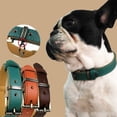 thumbnail image 3 of Collar de cuero para perros grandes - collar de perro de diseño lujoso y resistente MFZFUKR CPB-US-YY441-2, 3 of 5