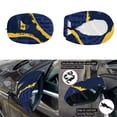 thumbnail image 5 of Yuyamidu Barbados Flag Car Hood Cover with Auto Side View Mirror Cover Washable Car Front Hood Cover with Elastic Band 3 PCS Auto Accessory for Most Cars Sedans, 5 of 7