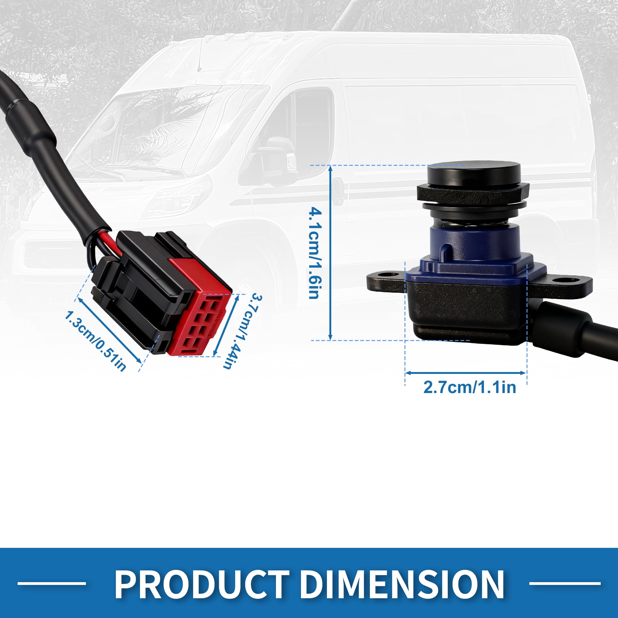 Unique Bargains Rear View Camera for Ram ProMaster 1500 2500 3500 Base 2016-2023