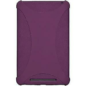 AMZER PURPLE SILICONE SOFT SKIN JELLY CASE COVER FOR ASUS GOOGLE NEXUS 7 1ST