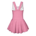 thumbnail image 4 of FUIALDOLG Butterfly Swimsuit for Girls One-piece Swimwear with Skirt Sleeveless Tank Top Bathing Suit Teenager Girl Athletic Bathing Suits Pool Parties Swimsuit 6-7Y, 4 of 7