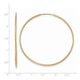 thumbnail image 3 of 10K Yellow Gold Earring Endless Women'S 54 mm Polished Tube Hoop Earrings, 3 of 3