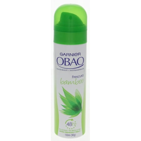 Obao Womens Bamboo Deodorant Spray 150ml - Desodorante Bambú Aerosol para Mujer (Pack of 3)