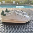thumbnail image 2 of Adi-das Stan Smith White Collegiate Green Men's Athletic Shoes Q46123 Size 6.5, 2 of 6