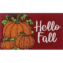 Briarwood Lane Hello Fall Pumpkins Coir Doormat 18 x 30