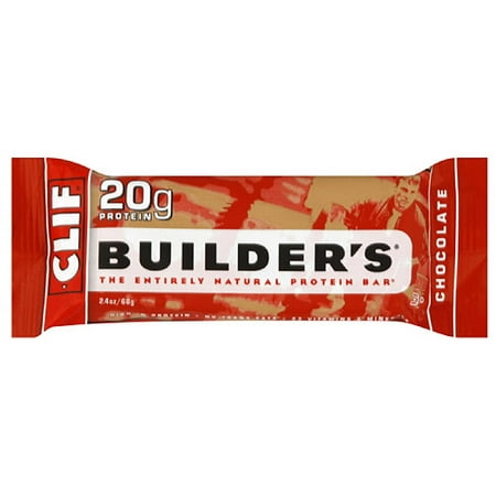 Bar des protéines de chocolat Clif Builder, 2,4 oz (paquet de 12)