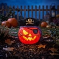 thumbnail image 4 of Lighted Pumpkin Lantern, Vintage Classic Ceramic Pumpkin Statue Light Up Table Decor, Pumpkin Halloween Farmhouse Autumn Decor for Home Office Haunt House Party Halloween Decorations (C), 4 of 7