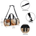 thumbnail image 5 of Marble Soccer Bag with Swim, Carry on, Shoe, and Travel Bag Options, Size 17.7 Inches, Interior Zipper Pocket, Large Capacity, 5 of 6