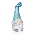 thumbnail image 2 of Alpine Corporation 17"H Speak No Evil Gnome with Turquoise Hat Statue, 2 of 12